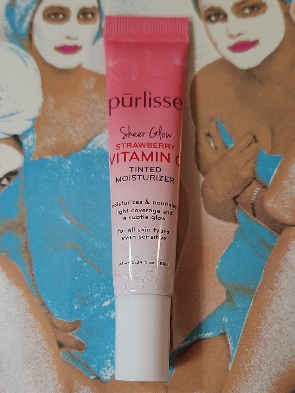 PURLISSE SHEER GLOW STRAWBERRY VITAMIN C TINTED MOISTURIZER